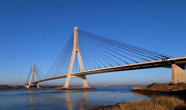 Bridge over the Guadiana River in Ayamonte