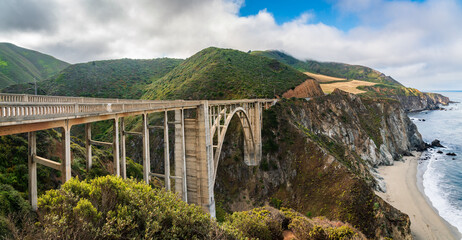 The Bixby Caynon Bridge at Big Sur