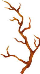 dry tree watercolor png