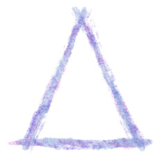 pastel triangle frame paint watercolor 
