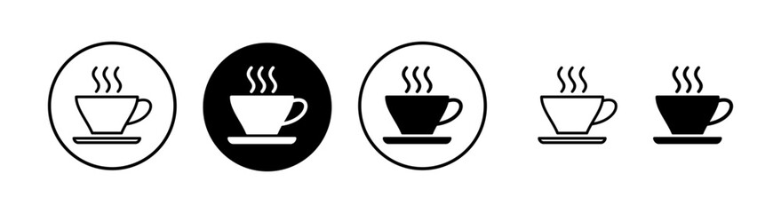 coffee cup icon vector illustration. cup a coffee sign and symbol