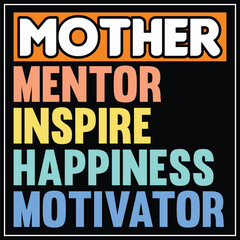 Mother day t-shirt design