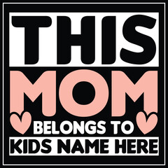 Mother day t-shirt design