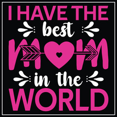 Mother day t-shirt design