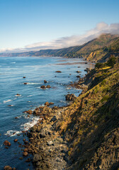 Clouds Over the Mountains at Big Sur