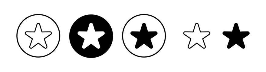 Star Icon vector illustration. rating sign and symbol. favourite star icon