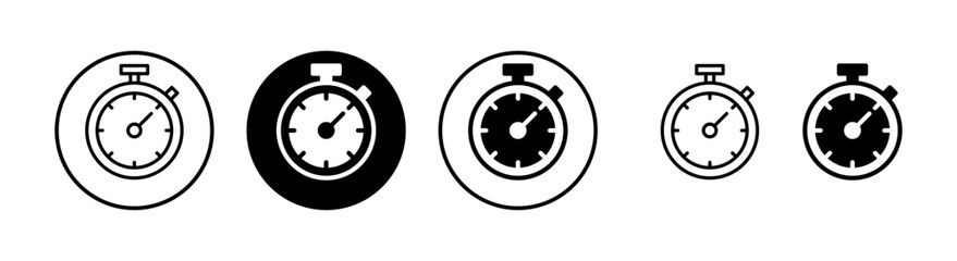 stopwatch icon vector illustration. Timer sign and symbol. Countdown icon. Period of time