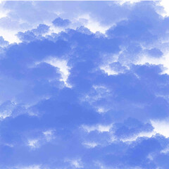 blue sky with clouds