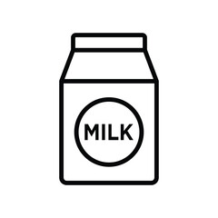 milk icon vector design template in white background