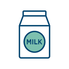 milk icon vector design template in white background