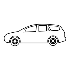 Automobile icon vector. car illustration sign collection. vehicle symbol. auto logo.