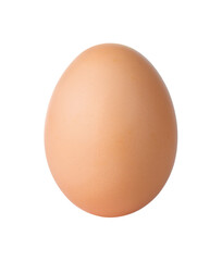 Close up of egg cut out with transparent background
