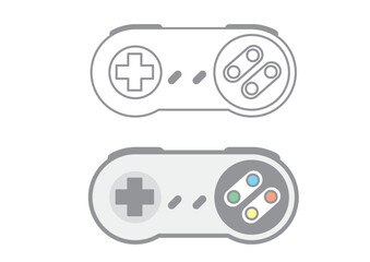 GAMING - VECTOR ILLUSTRATOR ON WHITE BACKGROUND - VECTOR_T004