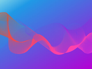 abstract background with waves