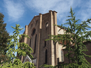 Fototapeta na wymiar San Francesco transl. St Francis church in Bologna
