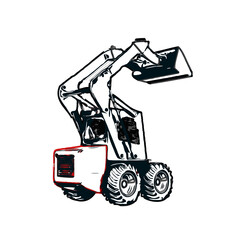 Naklejka premium Color sketches of children's toys to learn coloring with trnsparent background