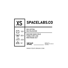 Clothing detail Label tag vector templates