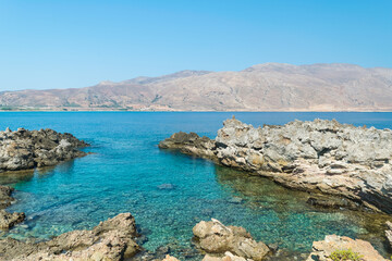 Fototapeta na wymiar View of Kissamos in Crete, Greece