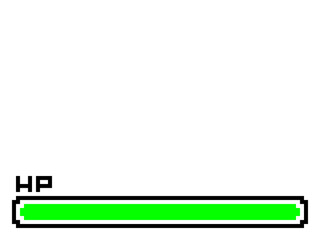 HPのゲームコマンド風フレーム
