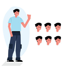 Collection of Illustrations with People Template