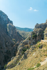 Fototapeta na wymiar Landscape of the Topolia Gorges, Crete, Greece