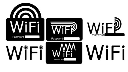 wifi banners with password