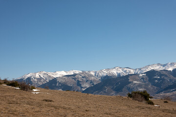 landscape with snow