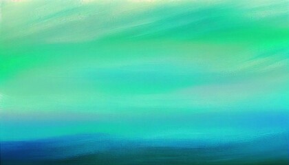Pastel Gradient Paint Background in Green and Blue Tones - Abstract Art. Generative AI.