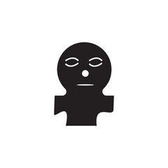 Isolated ghost icon on a White Background. Ghost icon with cute cartoon spooky, scary,happy and funny faces. Halloween symbol. Vector Design