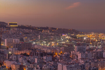 Landscape of Algiers city