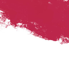 Watercolor smudge painting, abstract magenta stain splash, creative hand drawn art, popular brush stroke illustration with transparent background, for social media and invitation