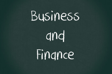 Obraz premium Business and Finance