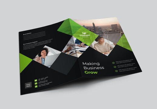 Business Presentation Folder Design Template