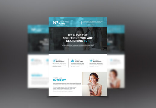 Clean Simple Business Flyer Layout