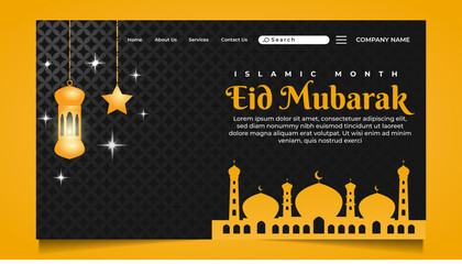 Eid mubarak web template