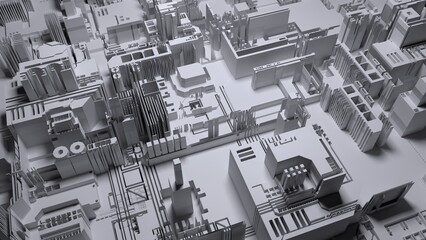 Computer, Architektur, Stadt, Sci-Fiction, Struktur, Daten, Internet, Gebäude, Technik, System, Mainboard, KI