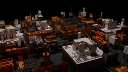 Computer, Architektur, Stadt, Sci-Fiction, Struktur, Daten, Internet, Gebäude, Technik, System, Mainboard, KI