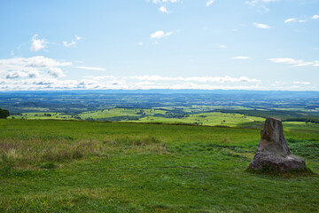北海道　ナイタイ高原牧場からの十勝平野

