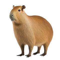 capybara isolate on background