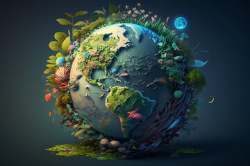 green planet earth