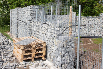 gabions as a property fence