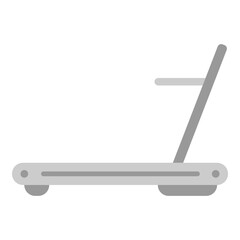 Illustration of Treadmill design Flat Icon