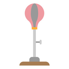 Illustration of Punching Ball design Flat Icon