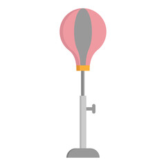 Illustration of Punching Ball design Flat Icon