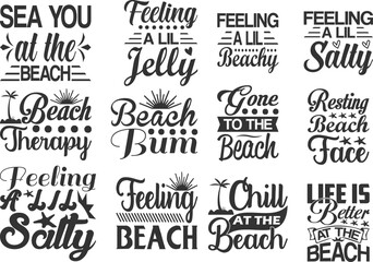 Beach SVG Bundle Design
