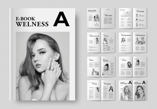E-Book Welness Magazine Layout