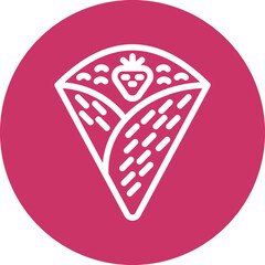 Vector Design Crepe Icon Style