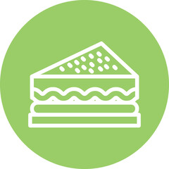 Vector Design Sandwich Icon Style