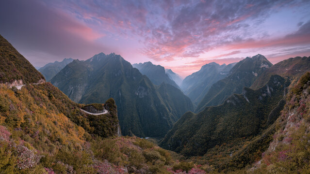 Chongqing, China LAN ying grand canyon scenery