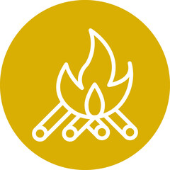 Vector Design Bonfire Icon Style